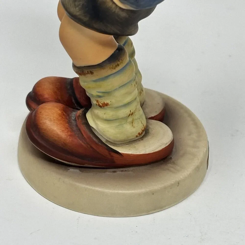 Vtg 1960 Goebel Hummel Little Hiker 16/1 Figurine West Germany Boy Walking Stick